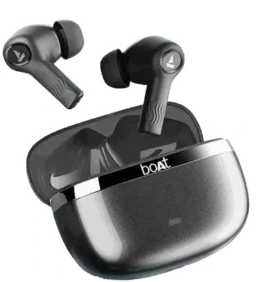 boAt Nirvana Ion ANC wireless earbuds with active noise cancellation.